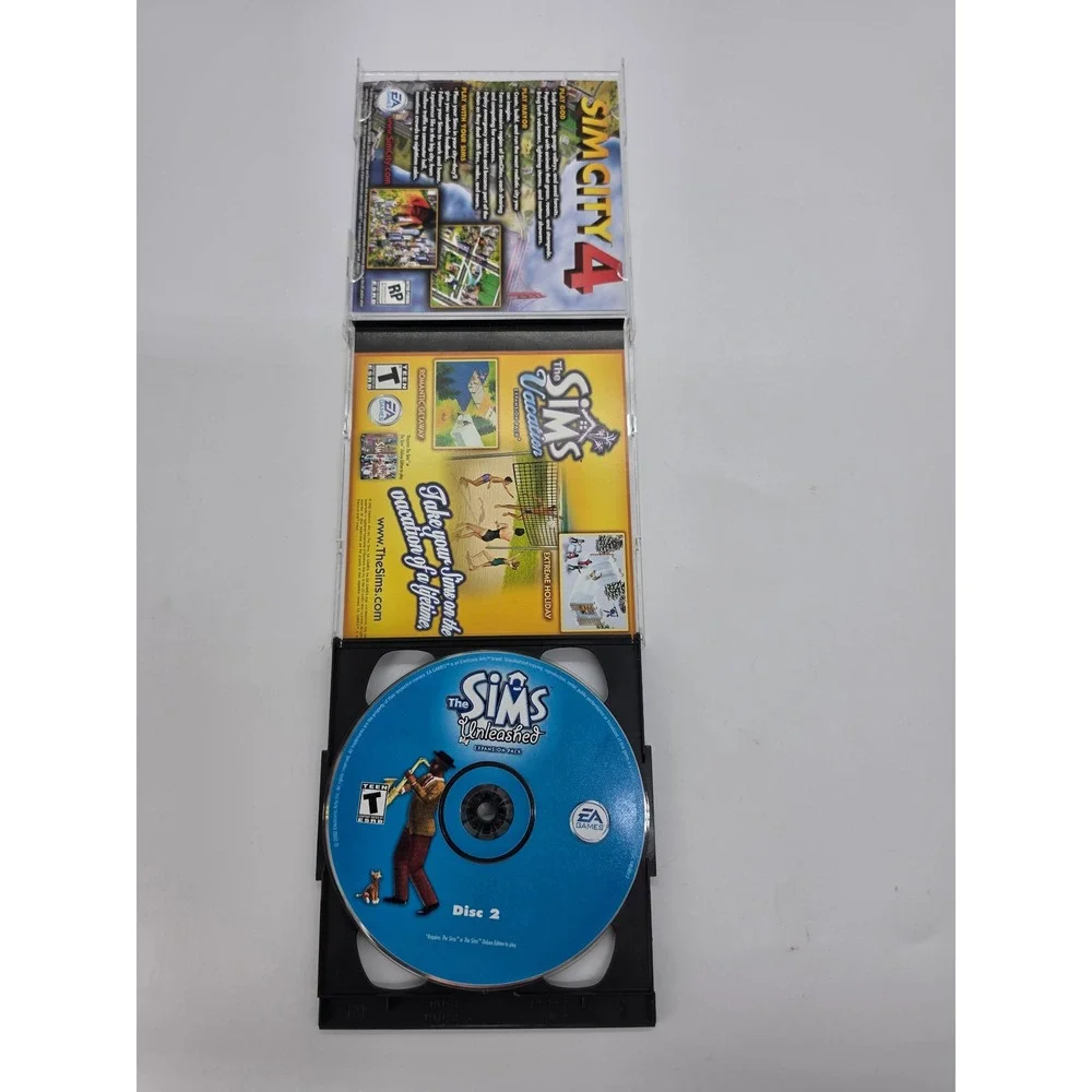 The Sims Unleashed Expansion Pack PC 2002 EA Games 2-Disc Set Maxis Teen